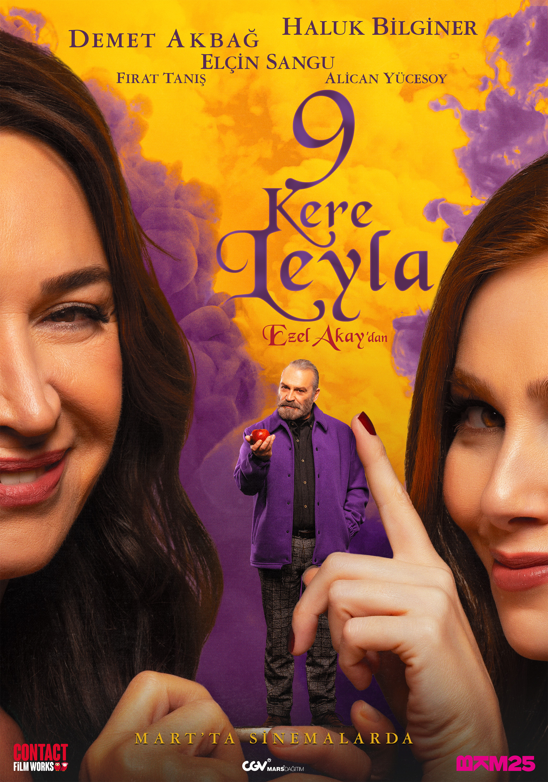 Mega Sized Movie Poster Image for 9 Kere Leyla (#1 of 2)
