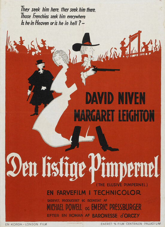 The Elusive Pimpernel Movie Poster