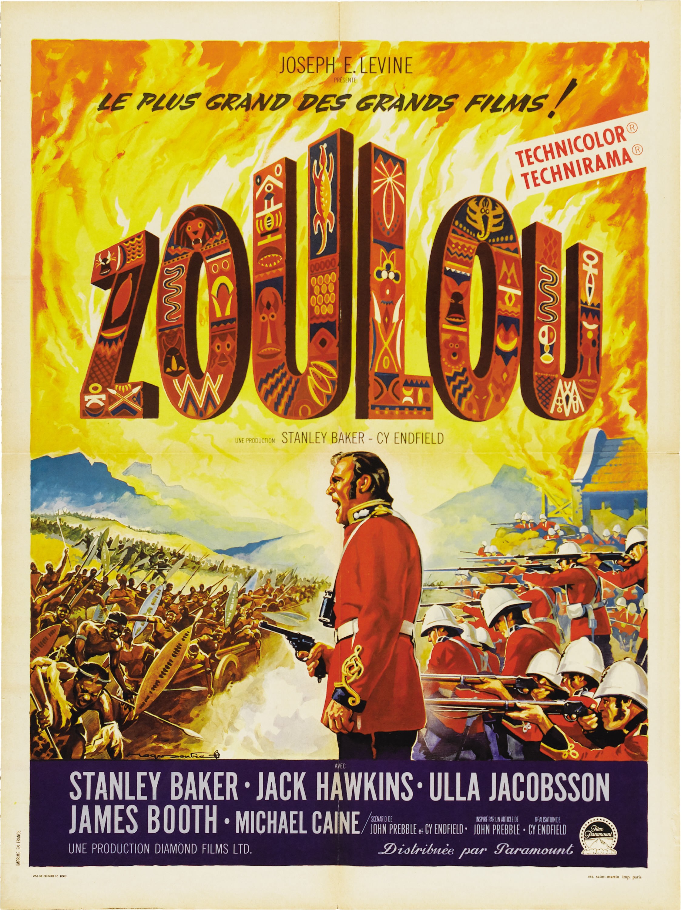 Mega Sized Movie Poster Image for Zulu (#5 of 8)