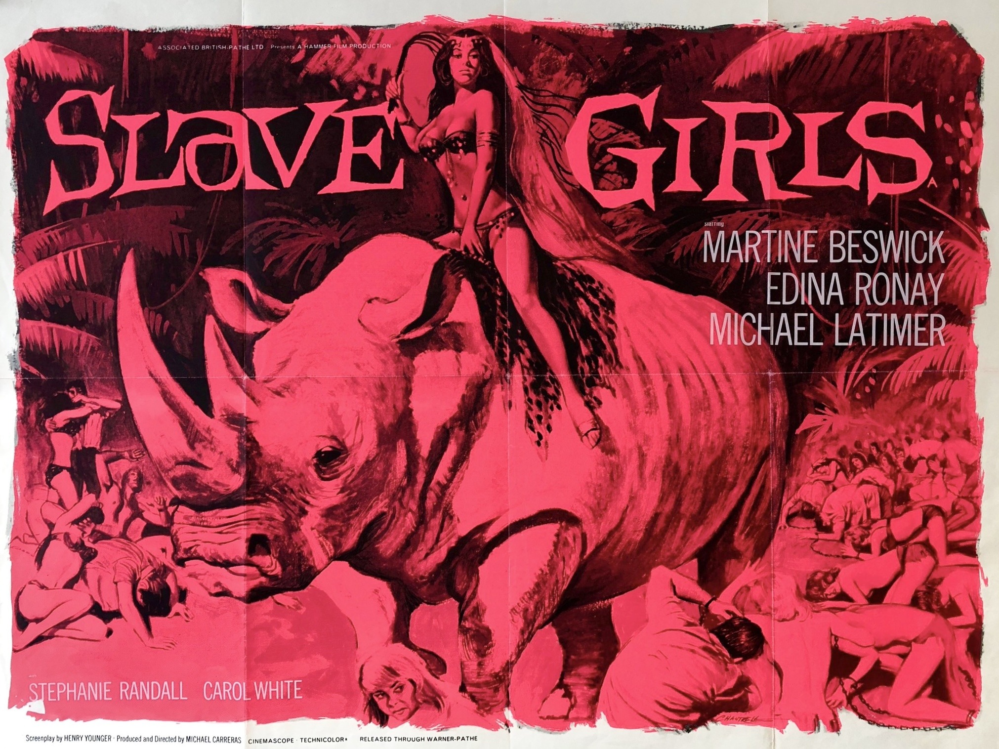 Mega Sized Movie Poster Image for Slave Girls (#3 of 6)