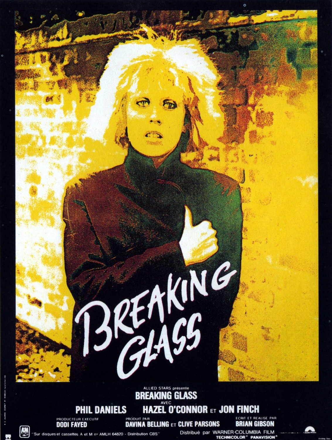 Extra Large Movie Poster Image for Breaking Glass 