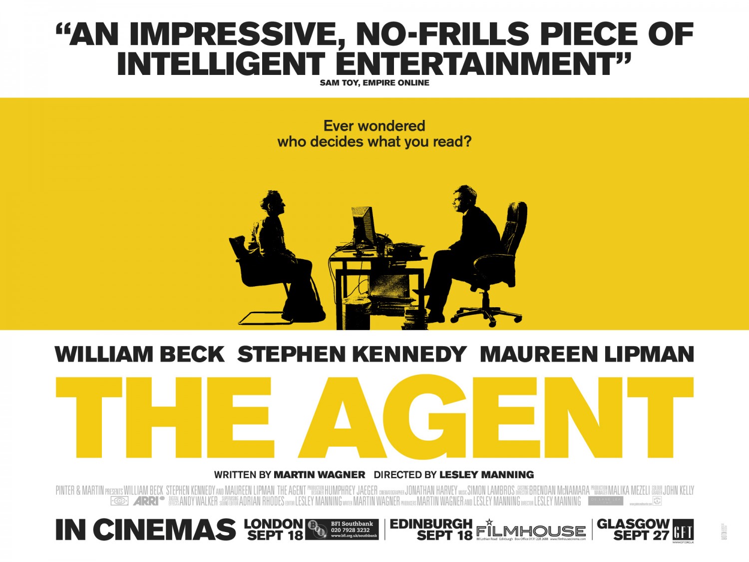 Extra Large Movie Poster Image for The Agent 