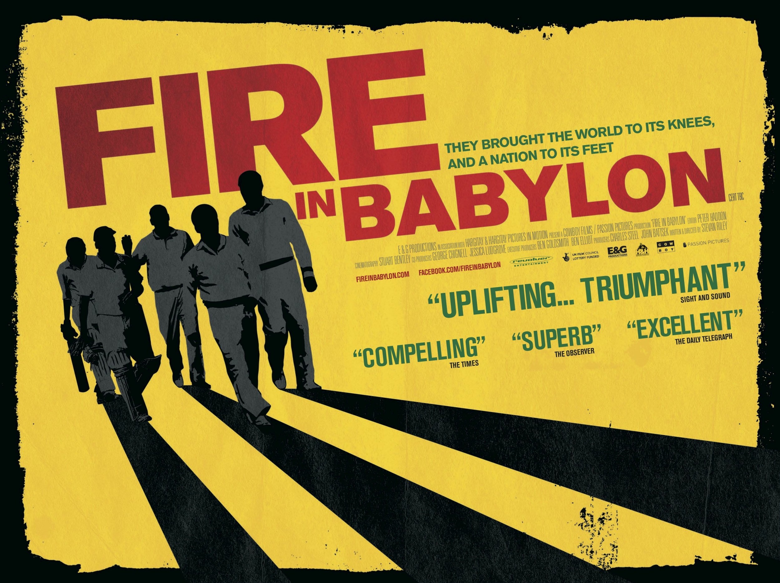 Mega Sized Movie Poster Image for Fire in Babylon 