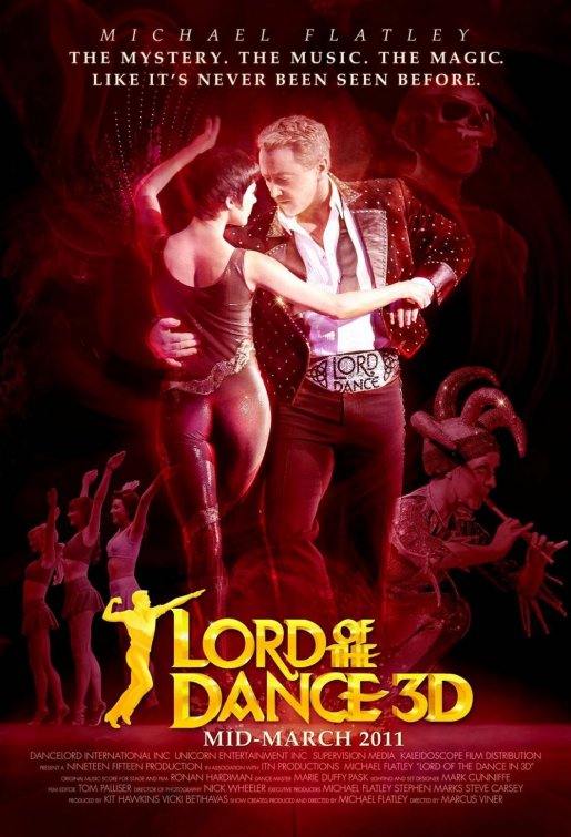 Lord of the Dance in 3D Movie Poster