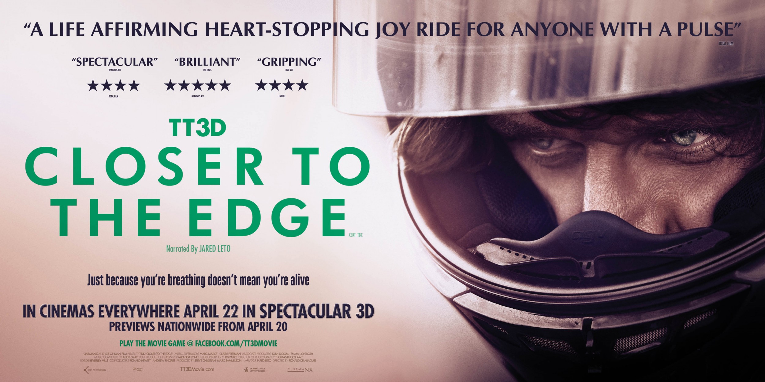 Mega Sized Movie Poster Image for TT3D: Closer to the Edge (#2 of 2)