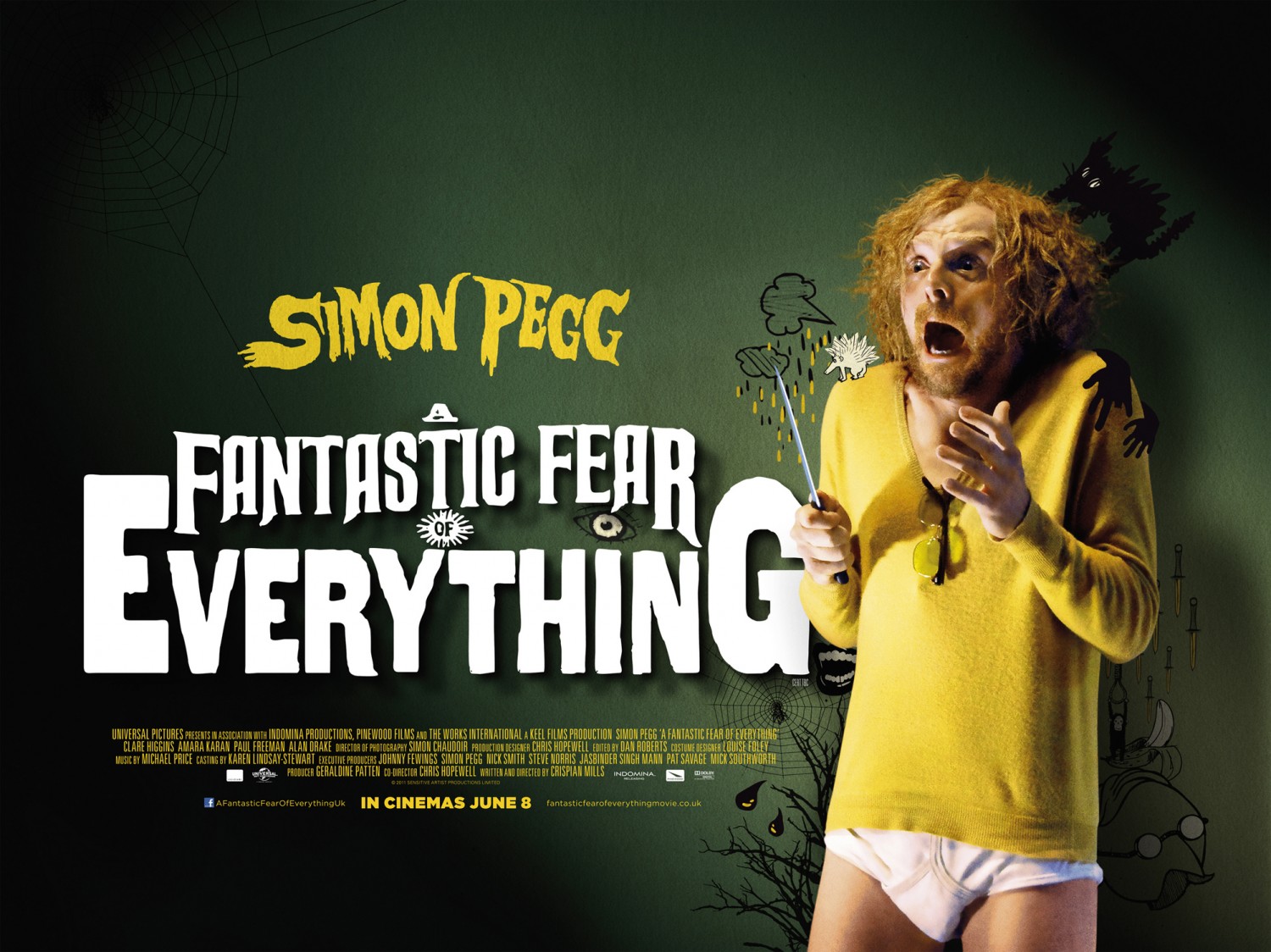 Extra Large Movie Poster Image for A Fantastic Fear of Everything (#2 of 3)