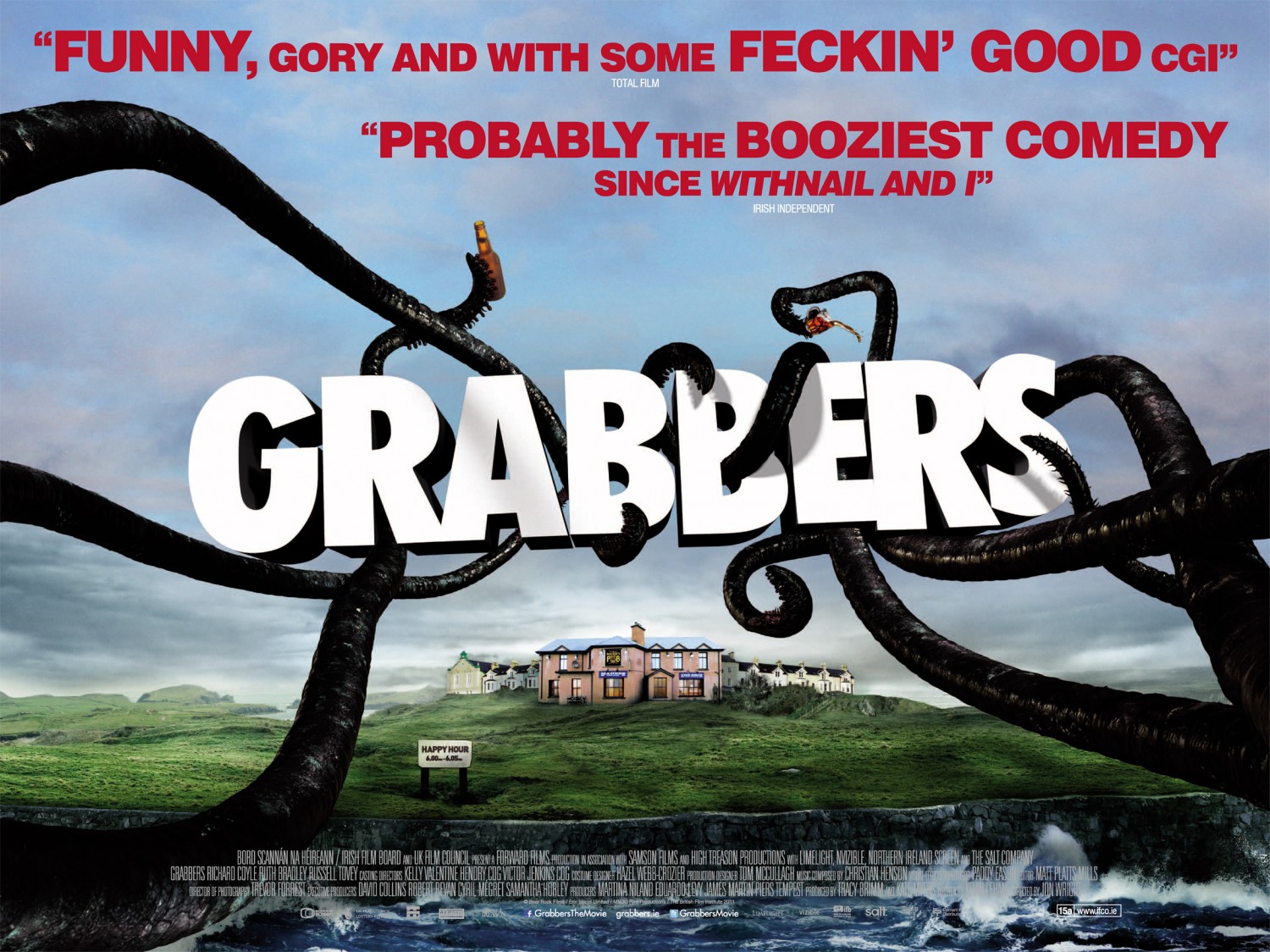 Extra Large Movie Poster Image for Grabbers (#4 of 7)