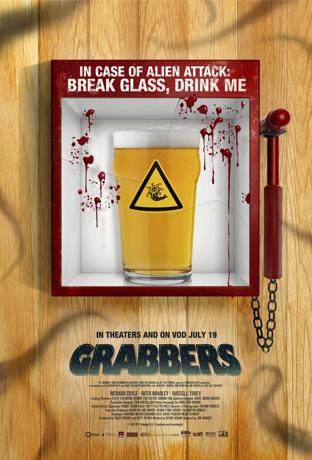 Extra Large Movie Poster Image for Grabbers (#7 of 7)