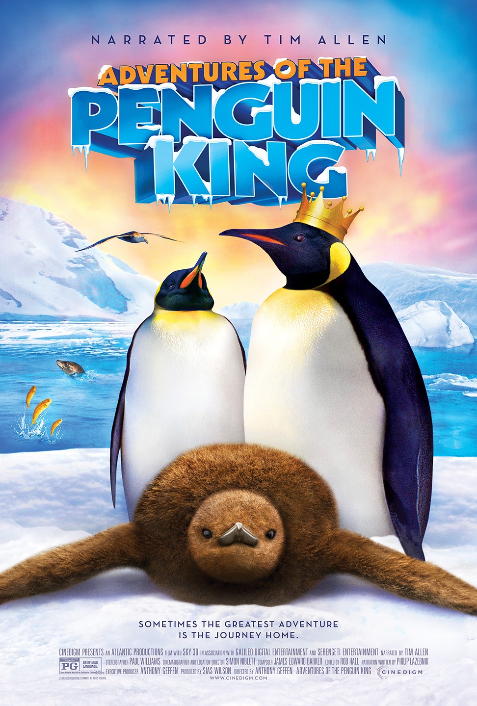 Extra Large Movie Poster Image for The Penguin King 3D (#2 of 2)