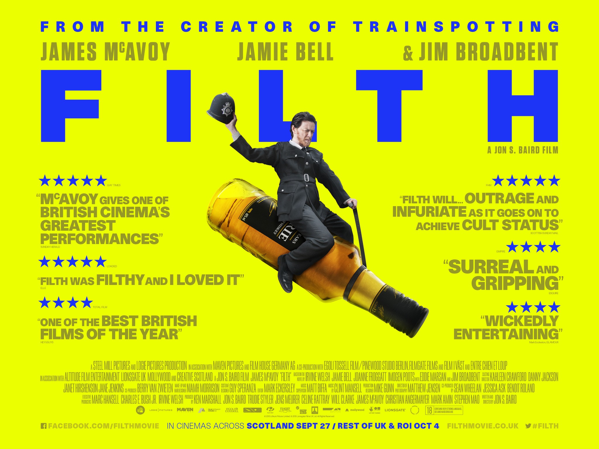 Mega Sized Movie Poster Image for Filth (#3 of 8)