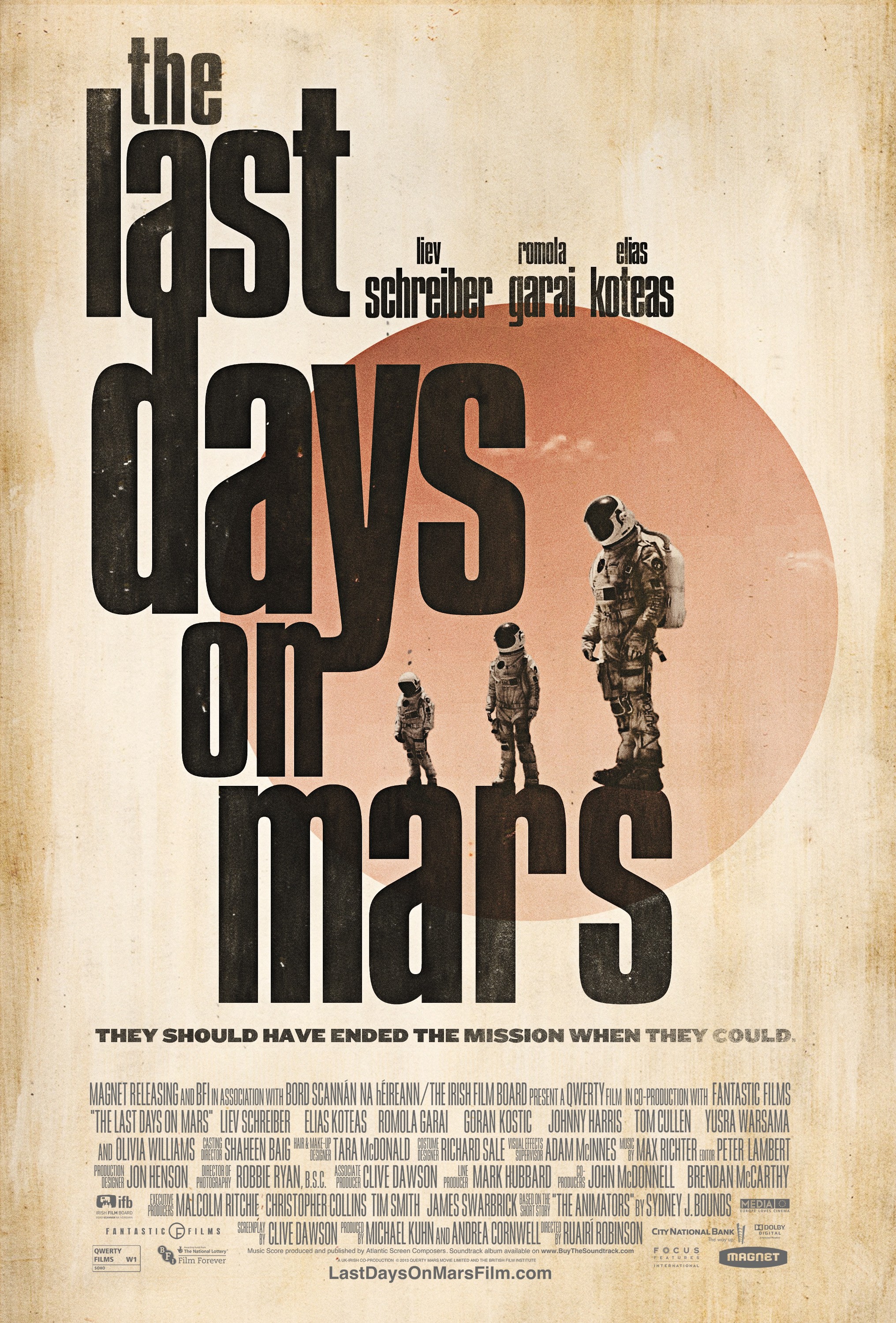 Mega Sized Movie Poster Image for Last Days on Mars (#5 of 7)