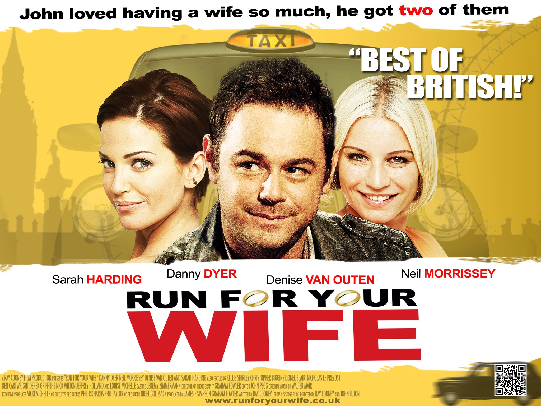 Mega Sized Movie Poster Image for Run for Your Wife 