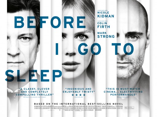 Before I Go to Sleep Movie Poster