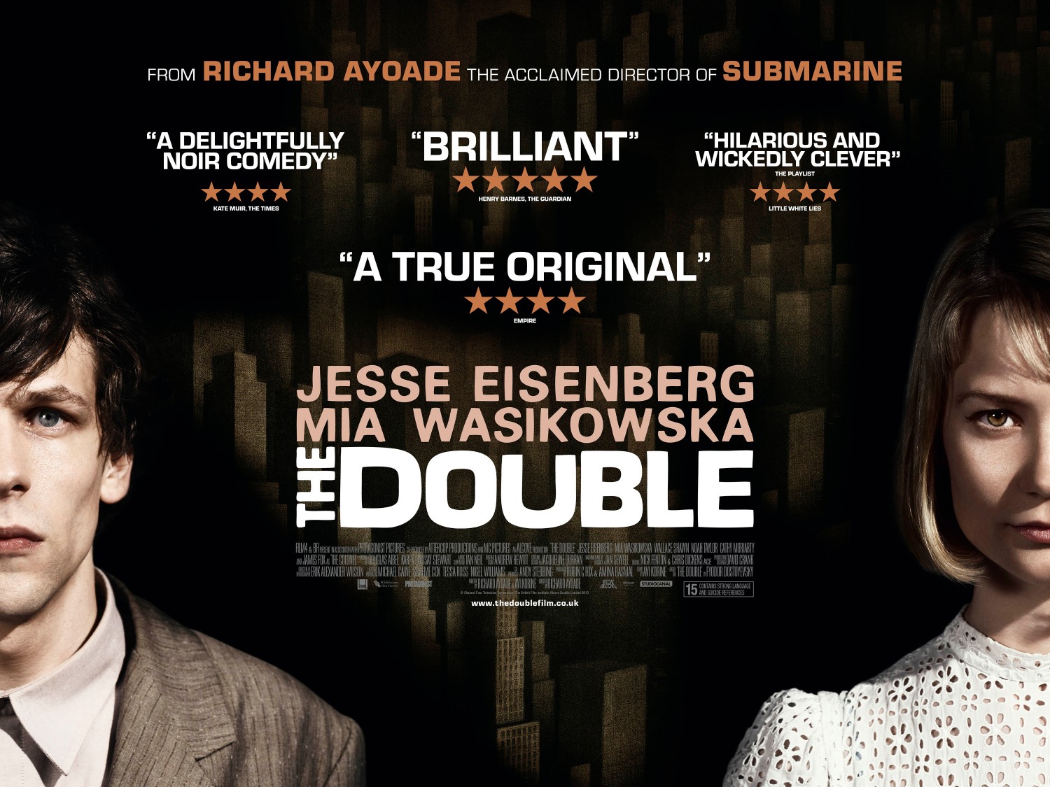 Extra Large Movie Poster Image for The Double (#4 of 7)