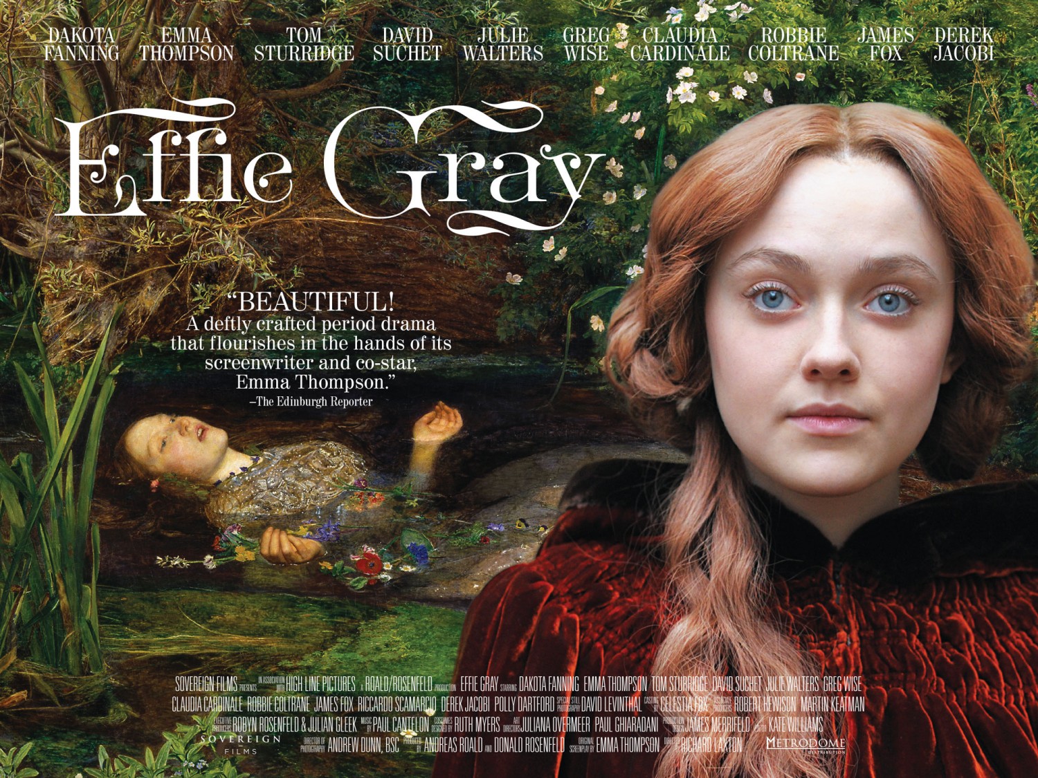 Extra Large Movie Poster Image for Effie Gray (#1 of 3)