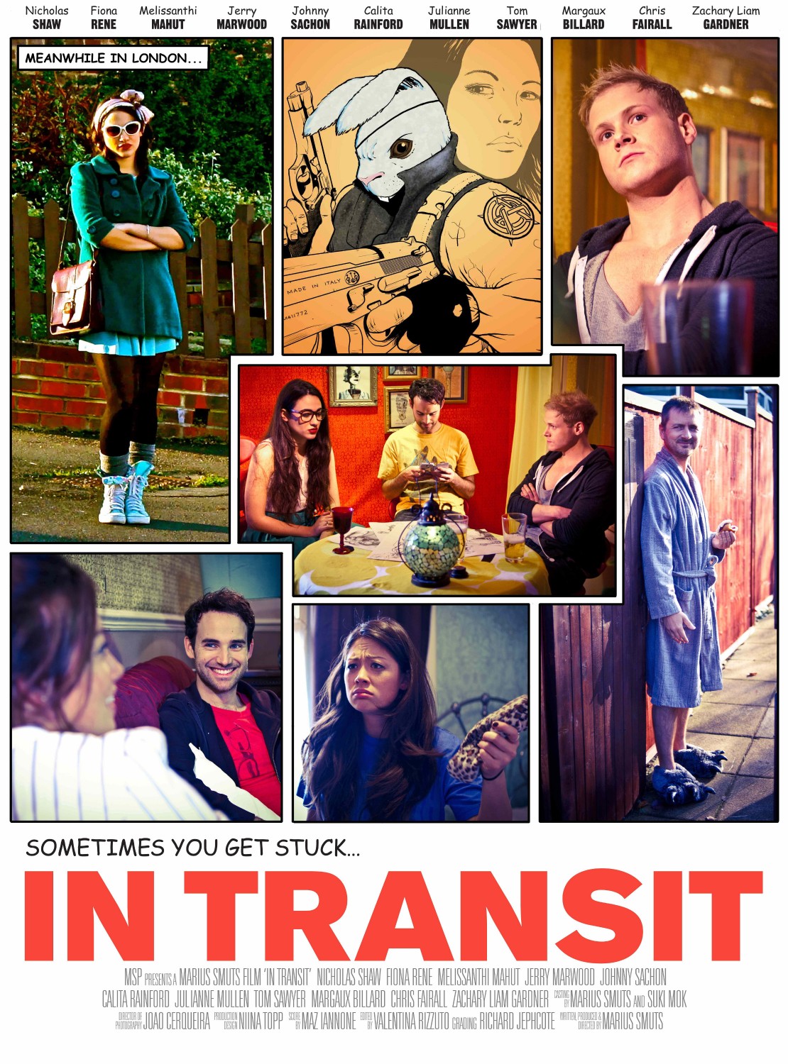 Extra Large Movie Poster Image for In Transit 
