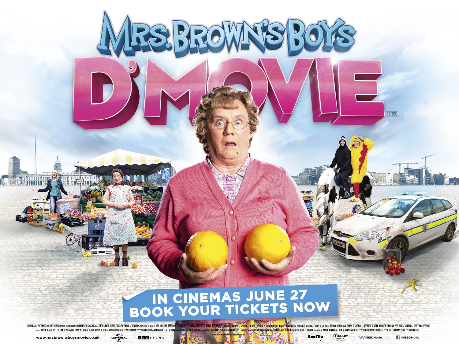 Extra Large Movie Poster Image for Mrs. Brown's Boys D'Movie (#3 of 3)
