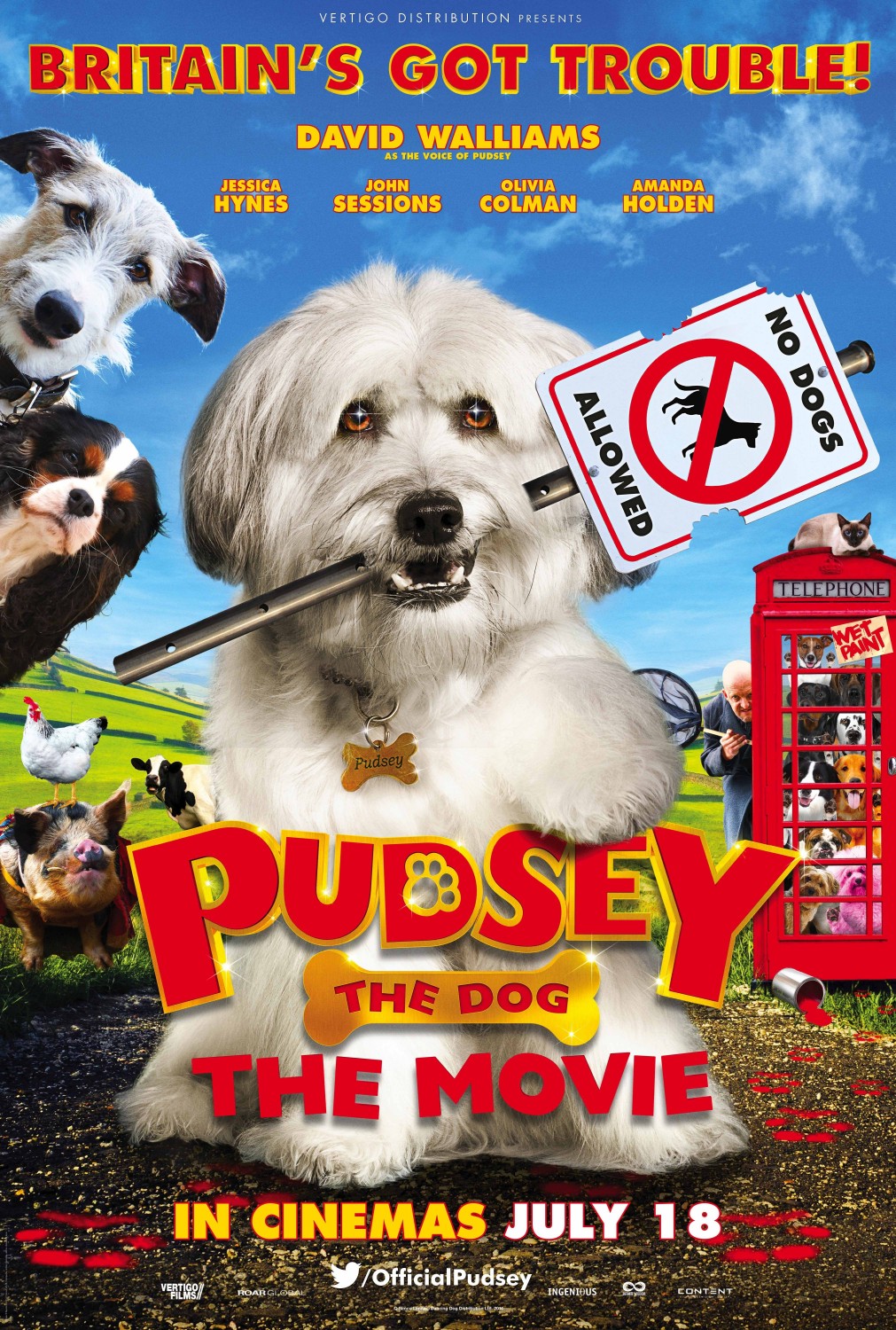 Extra Large Movie Poster Image for Pudsey the Dog: The Movie 