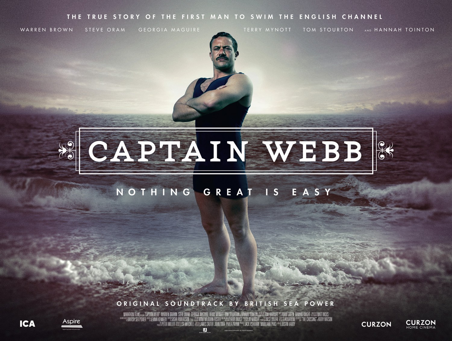 Extra Large Movie Poster Image for Captain Webb 