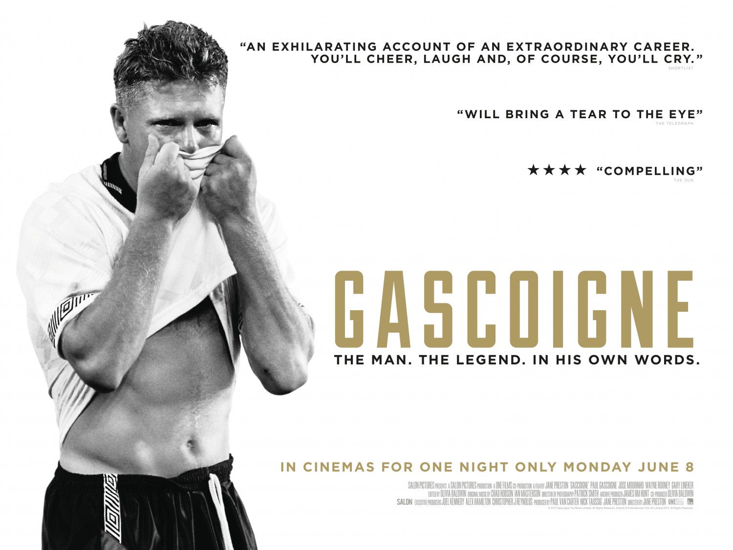Extra Large Movie Poster Image for Gascoigne 