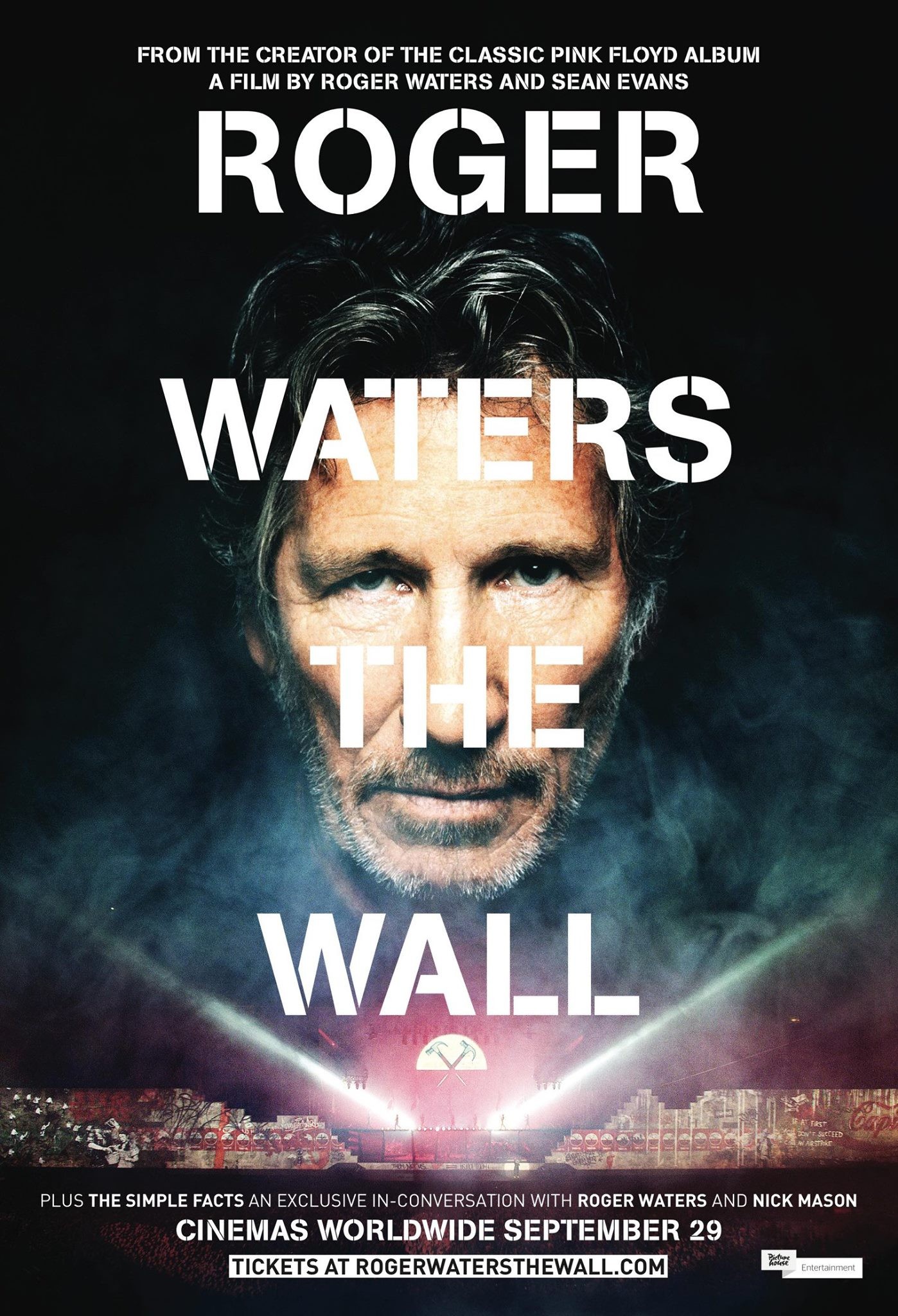 Mega Sized Movie Poster Image for Roger Waters the Wall 
