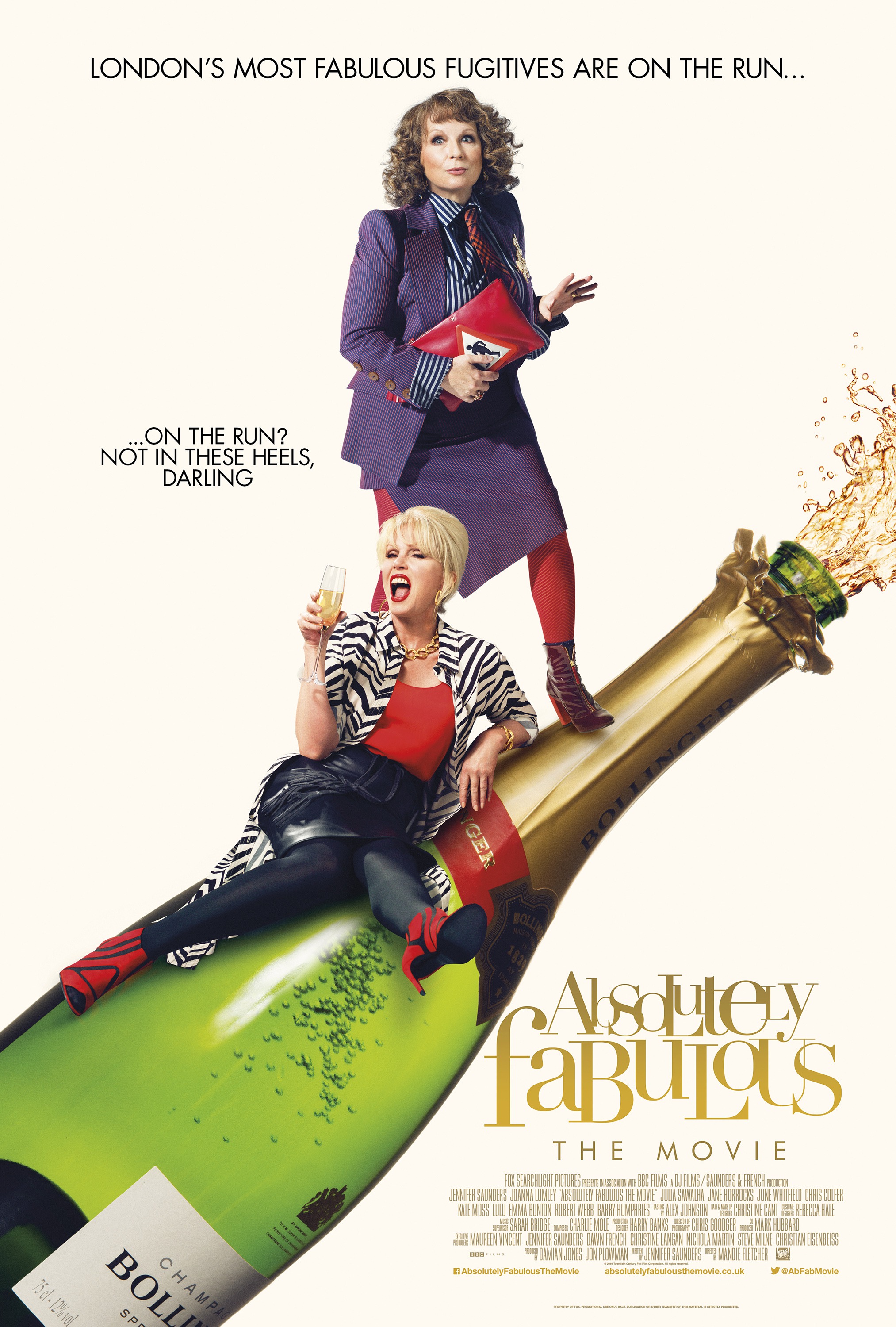 Mega Sized Movie Poster Image for Absolutely Fabulous: The Movie (#3 of 3)