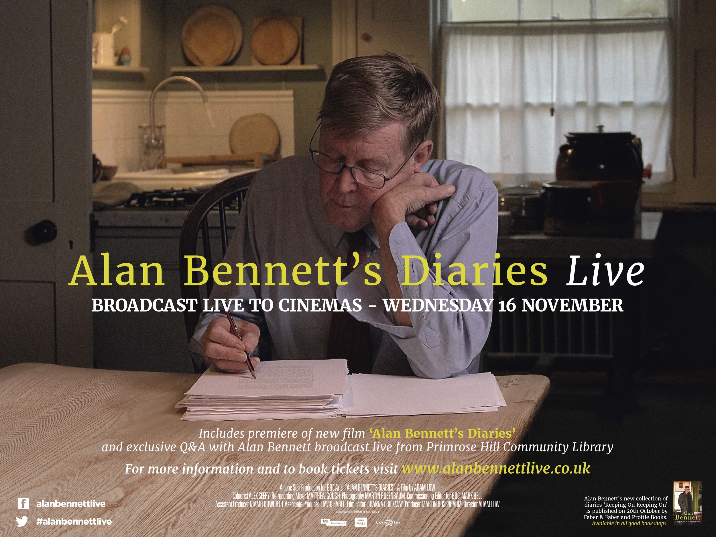 Mega Sized Movie Poster Image for Alan Bennett's Diaries 