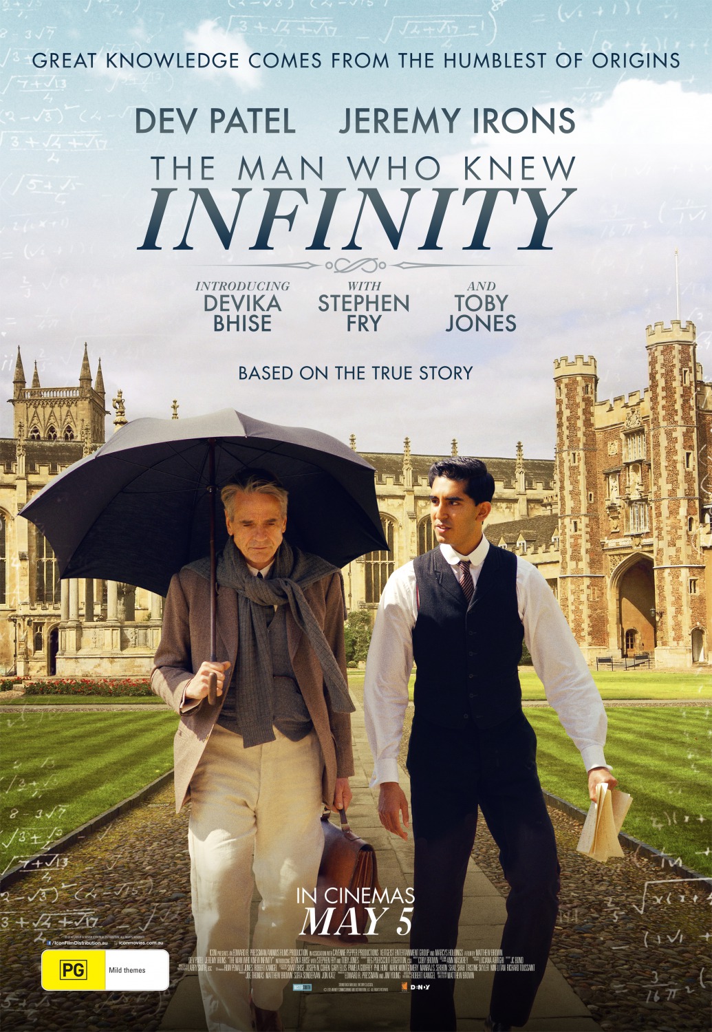 Extra Large Movie Poster Image for The Man Who Knew Infinity (#3 of 4)