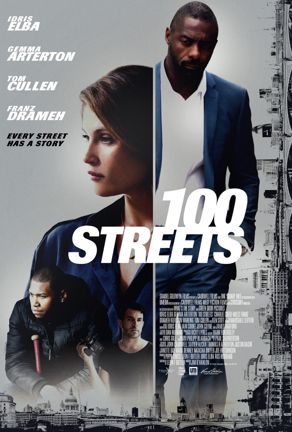 Extra Large Movie Poster Image for 100 Streets (#2 of 3)