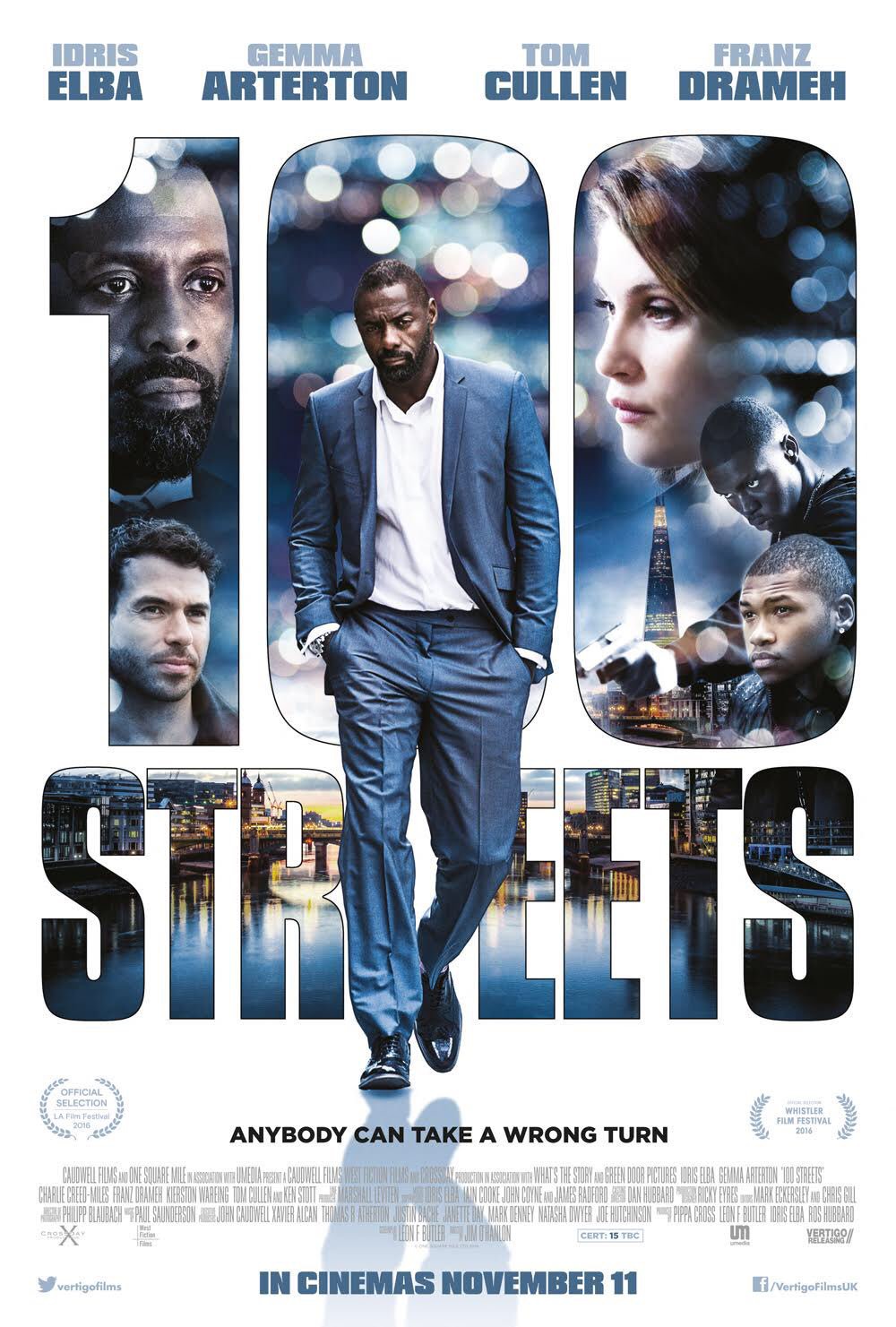 Extra Large Movie Poster Image for 100 Streets (#1 of 3)