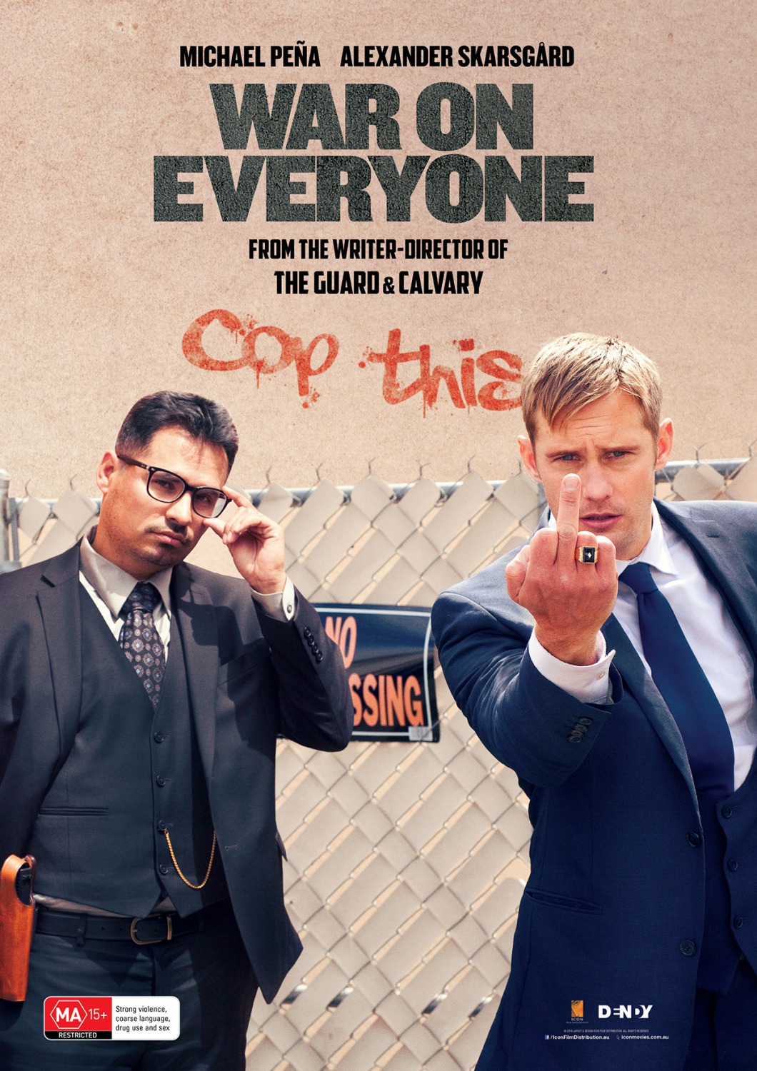 Extra Large Movie Poster Image for War on Everyone (#3 of 5)