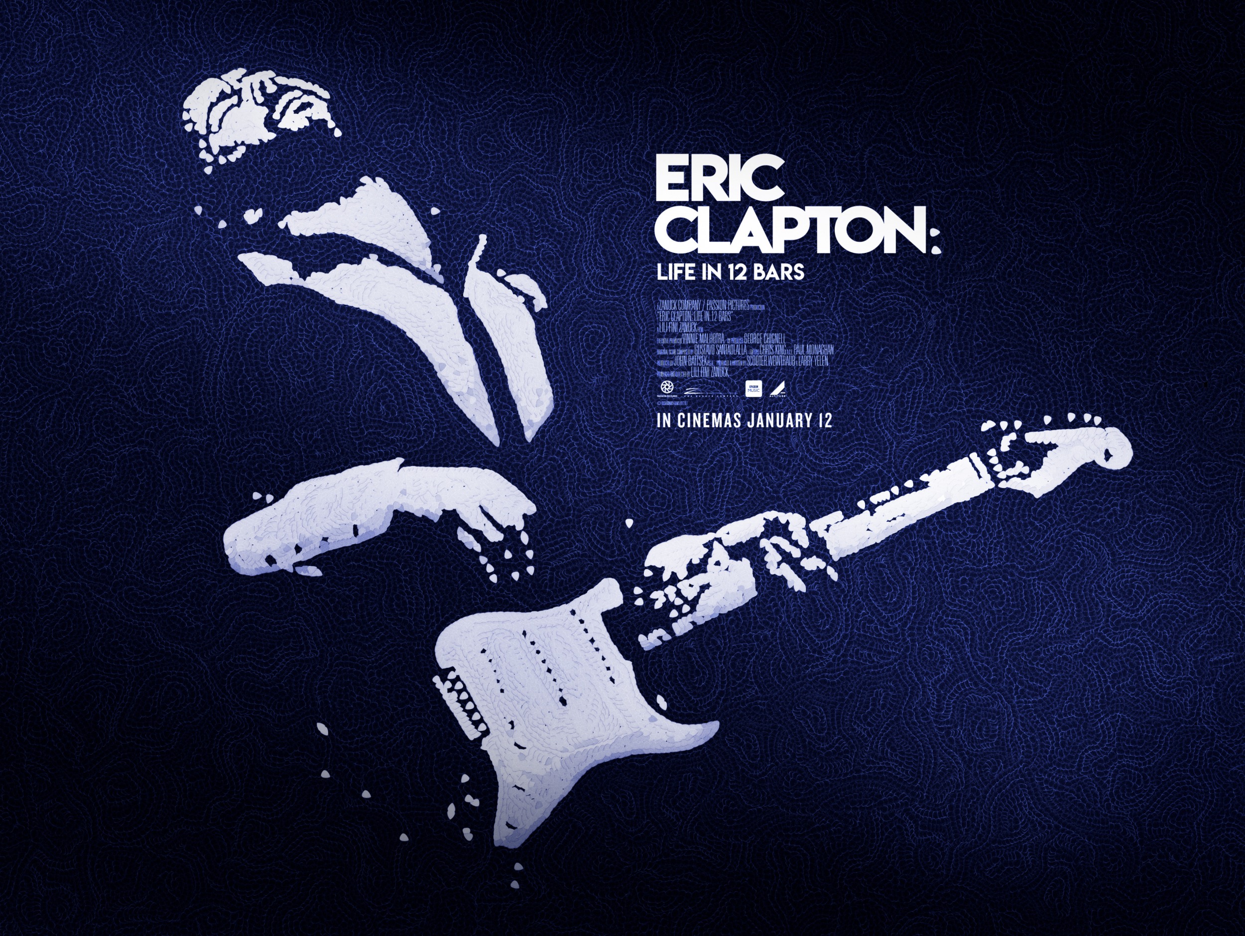 Mega Sized Movie Poster Image for Eric Clapton: Life in 12 Bars 