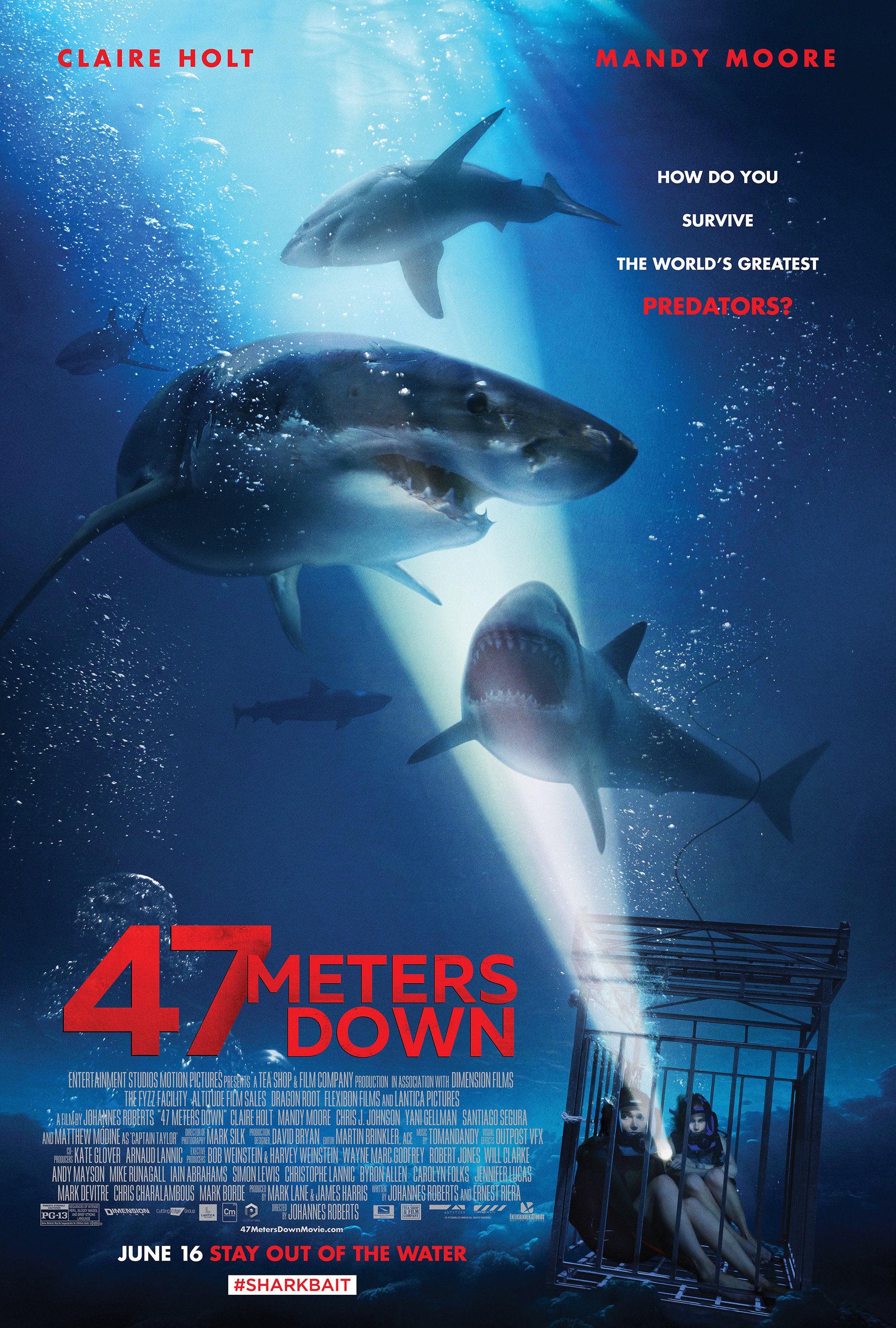 Mega Sized Movie Poster Image for 47 Meters Down (#4 of 10)
