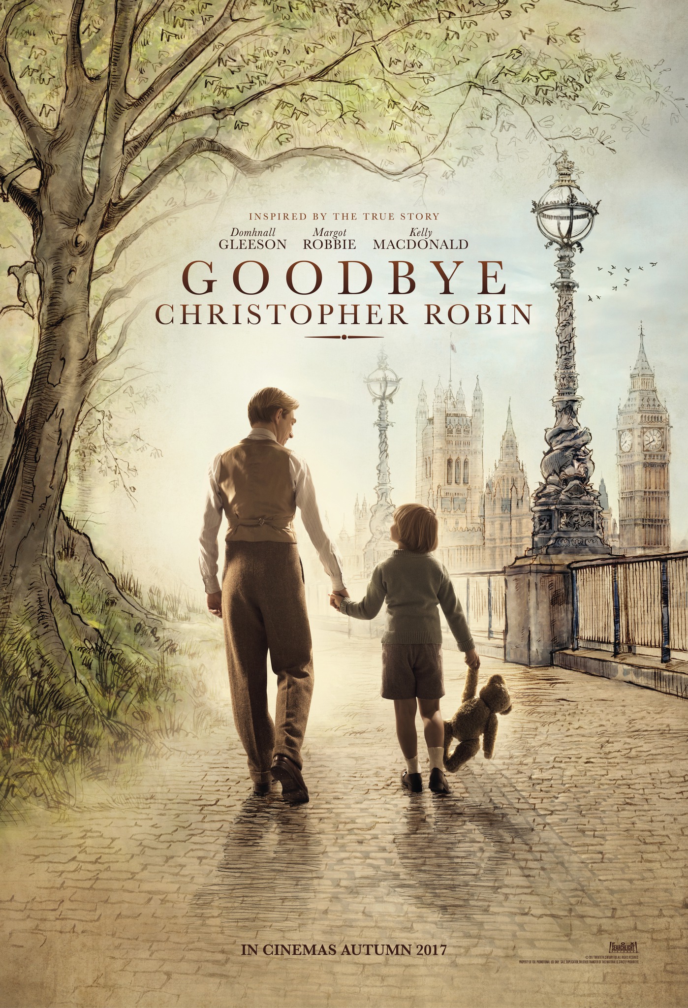 Mega Sized Movie Poster Image for Goodbye Christopher Robin (#1 of 4)