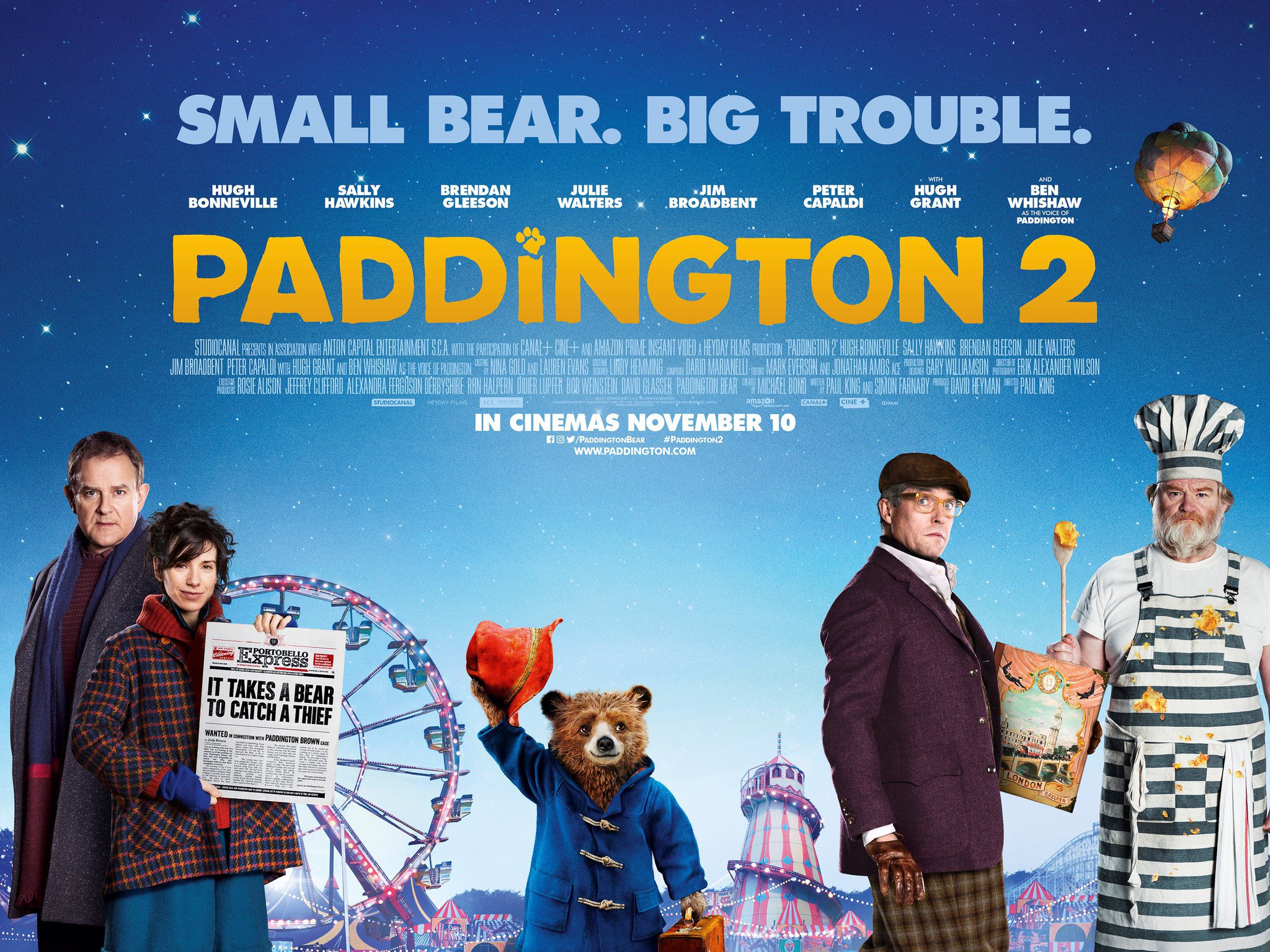 Mega Sized Movie Poster Image for Paddington 2 (#3 of 32)