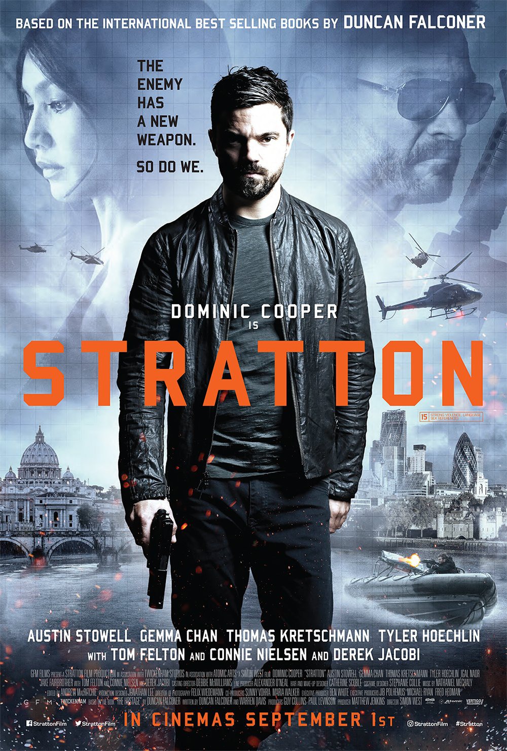 Extra Large Movie Poster Image for Stratton (#2 of 3)