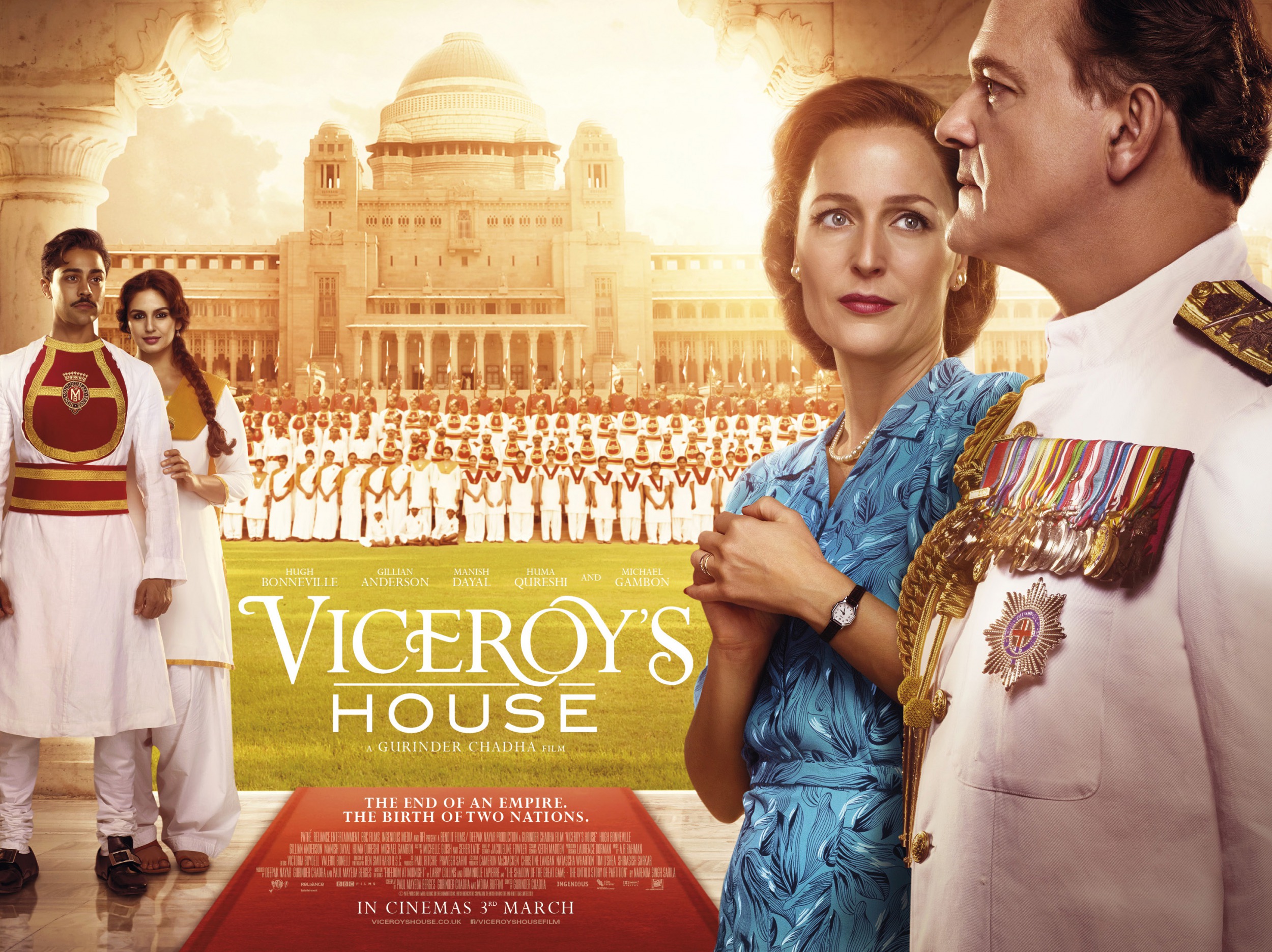 Mega Sized Movie Poster Image for Viceroy's House (#1 of 3)