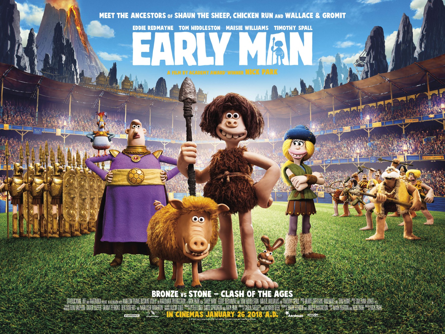 Extra Large Movie Poster Image for Early Man (#19 of 36)