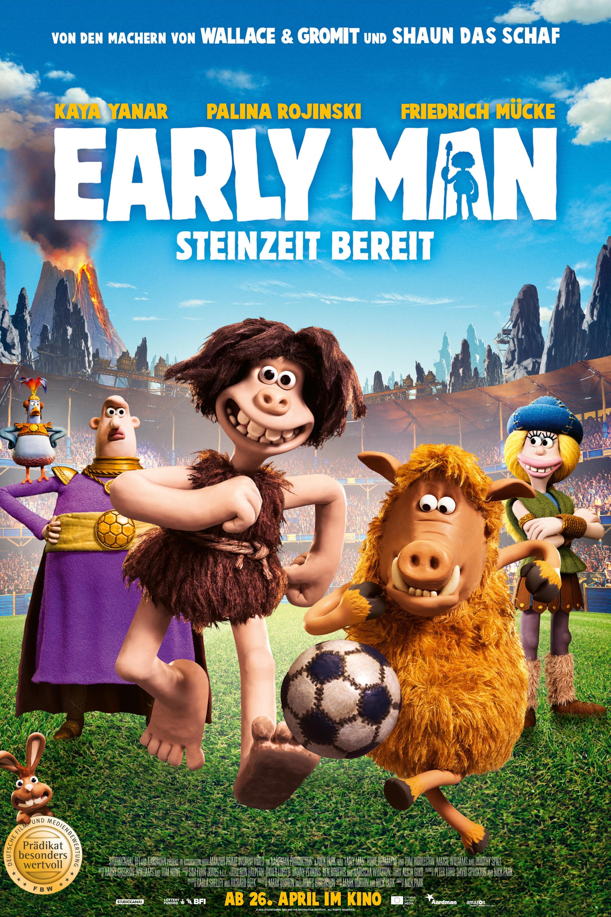 Mega Sized Movie Poster Image for Early Man (#36 of 36)