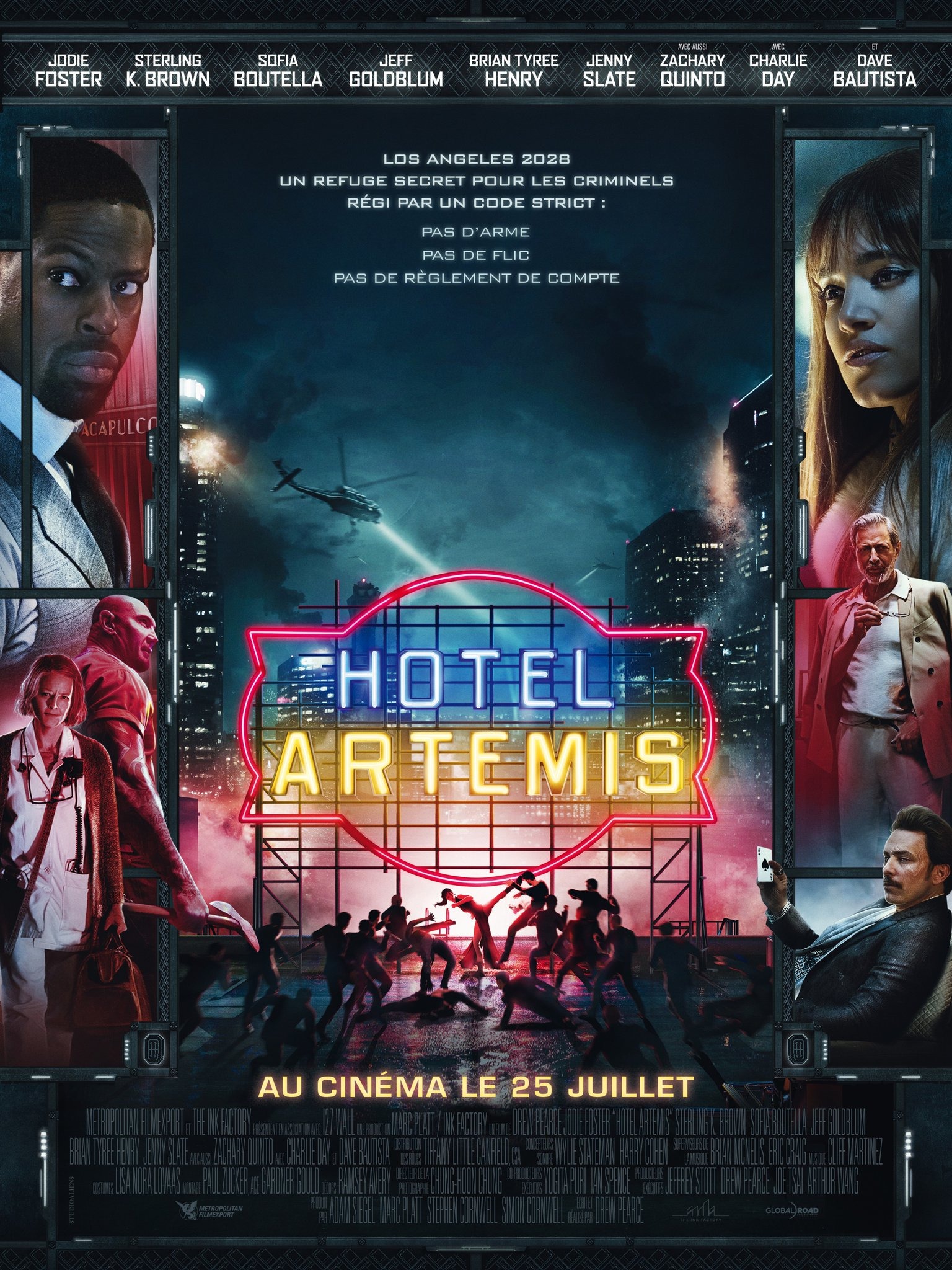 Mega Sized Movie Poster Image for Hotel Artemis (#2 of 2)