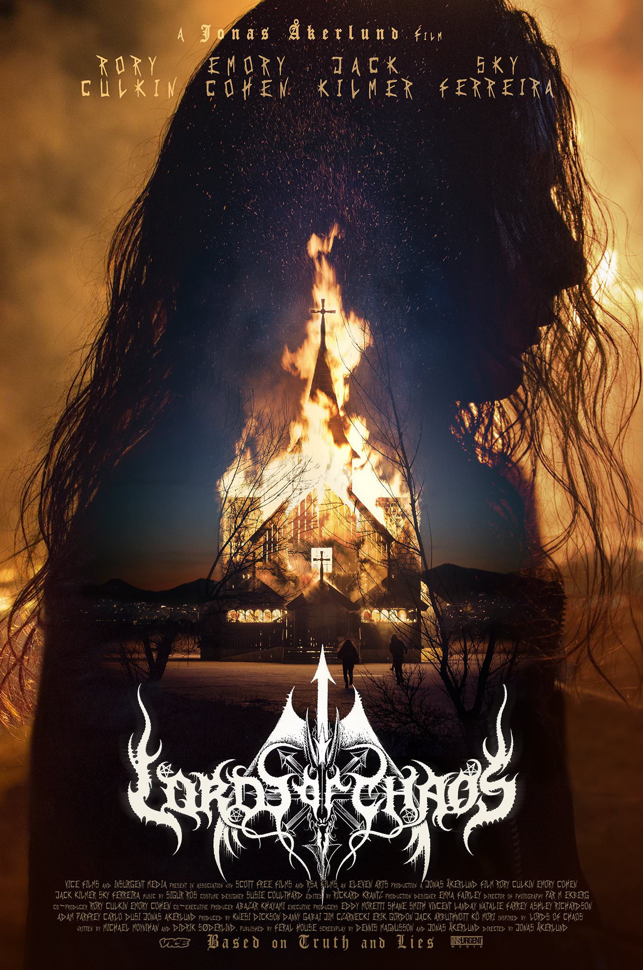 Mega Sized Movie Poster Image for Lords of Chaos (#1 of 2)