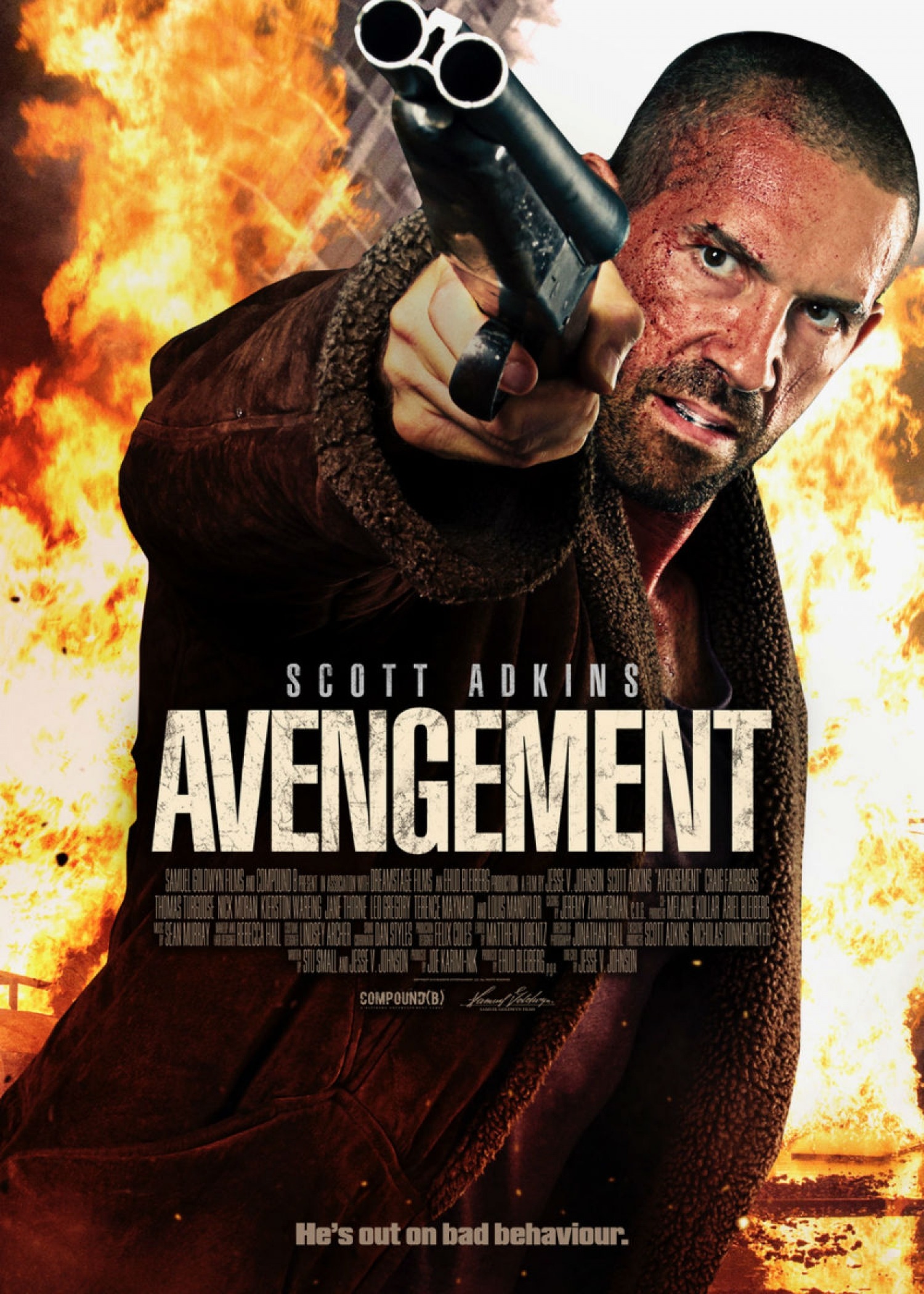 Mega Sized Movie Poster Image for Avengement 