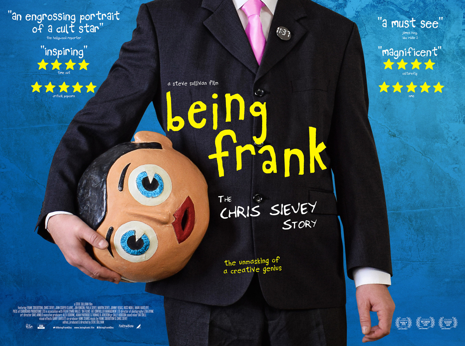 Extra Large Movie Poster Image for Being Frank: The Chris Sievey Story 