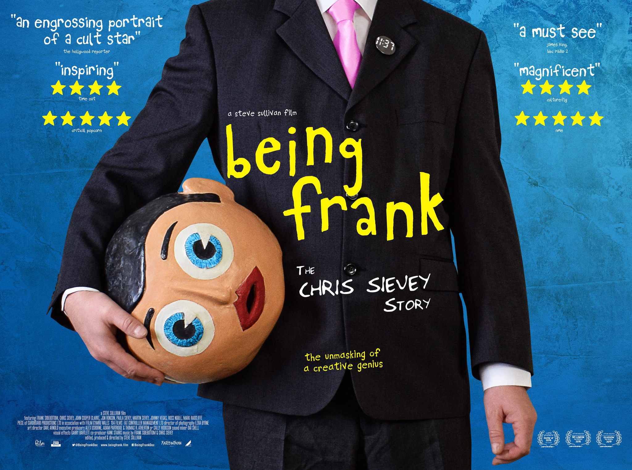 Mega Sized Movie Poster Image for Being Frank: The Chris Sievey Story 
