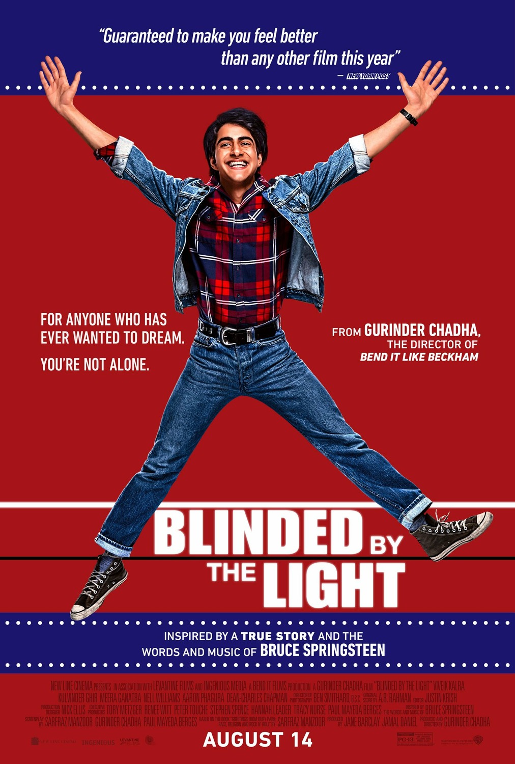 Extra Large Movie Poster Image for Blinded by the Light (#2 of 4)