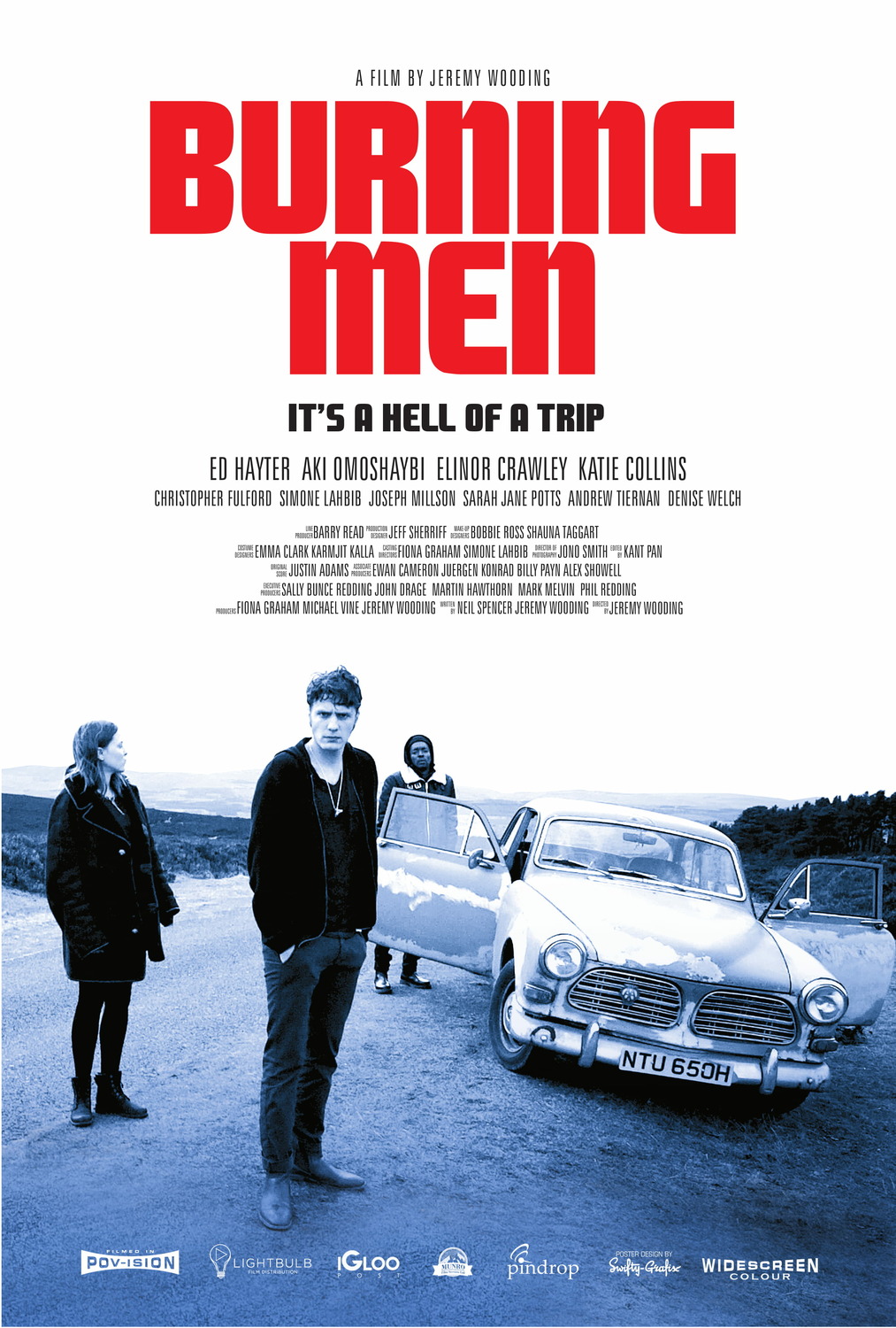 Extra Large Movie Poster Image for Burning Men 