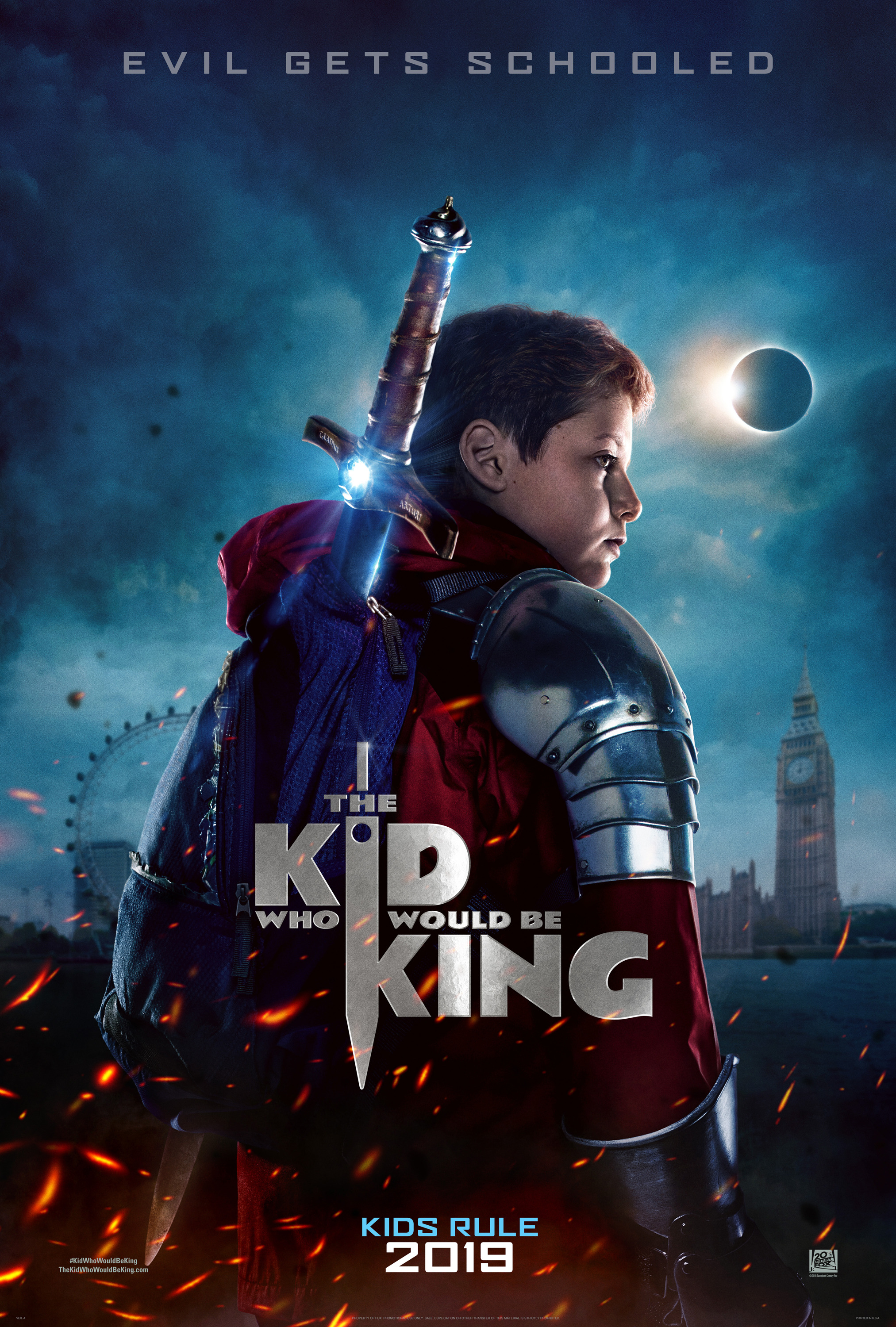 Mega Sized Movie Poster Image for The Kid Who Would Be King (#1 of 9)