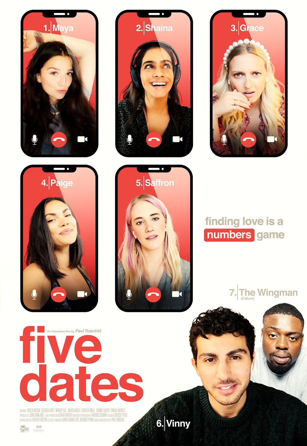 Extra Large Movie Poster Image for Five Dates (#1 of 2)