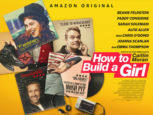 How to Build a Girl Movie Poster
