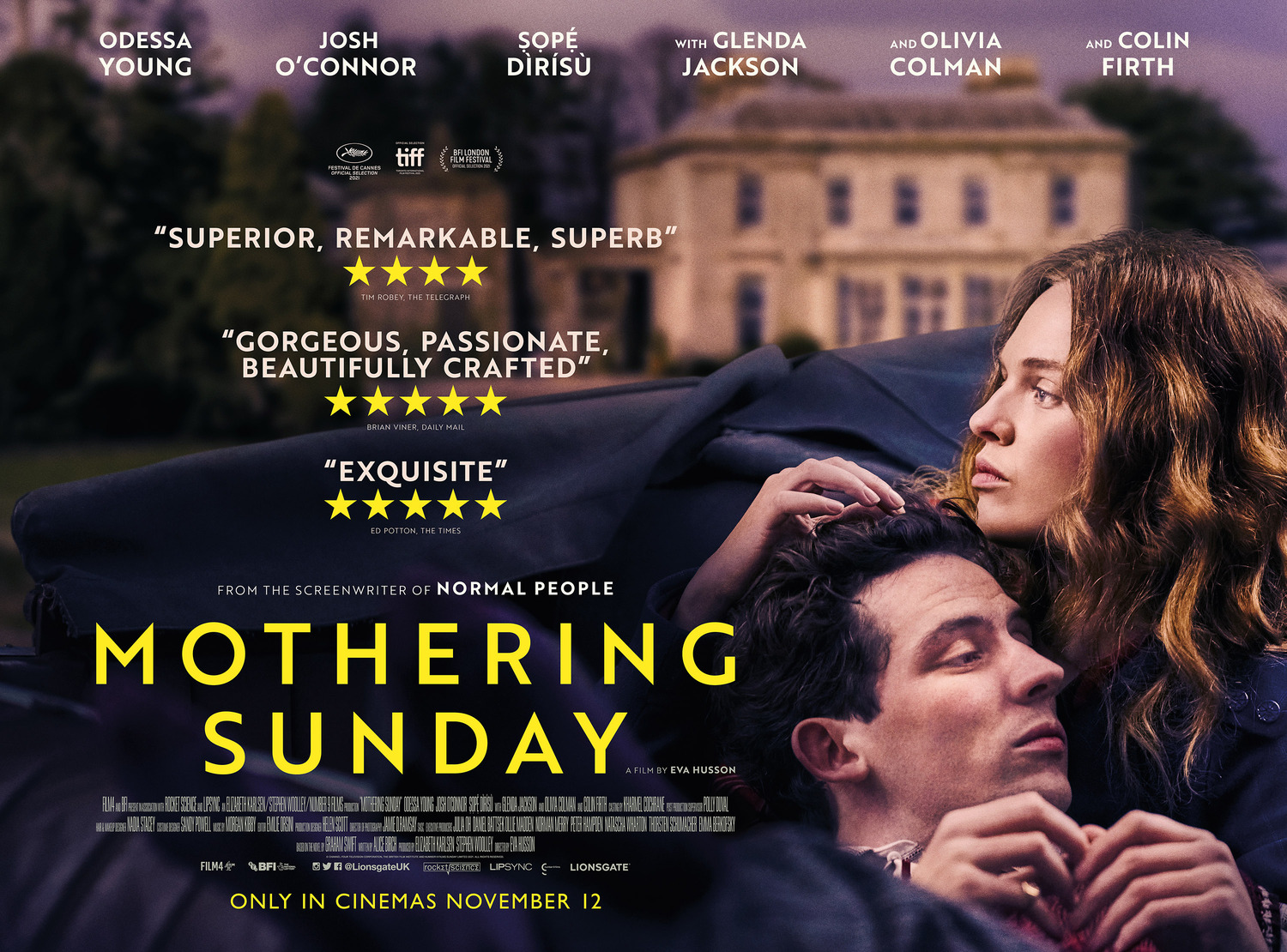 Extra Large Movie Poster Image for Mothering Sunday (#2 of 4)